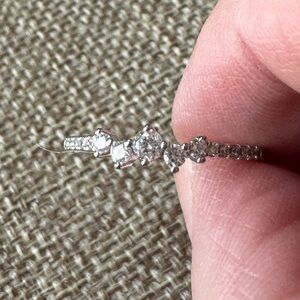 Sterling Silver Cubic Zirconia Ring - Size 7